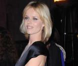 Eva Herzigova à la soirée British Fashion awards à Londres le 9/12/09