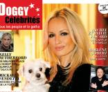 Adriana Karembeu en couverture du n°2 de Doggy Célébrités, en kiosques, le samedi 12 décembre 2009