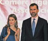 Letizia et Felipe d'Espagne à Figueras en Espagne le 10 décembre pour une convention avec les professionnels du pays