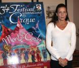 Stéphanie de Monaco a présenté, le 14 décembre 2009, la 34e édition du festival du cirque de Monte-Carlo