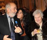 Gérard Jugnot, sa maman, et Saïda Jawad au Ministère de la Culture.
