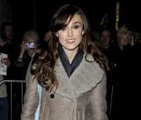 Keira Knightley à Londres, le 21 décembre 2009
