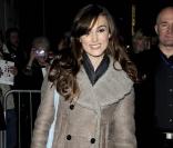 Keira Knightley à Londres, le 21 décembre 2009