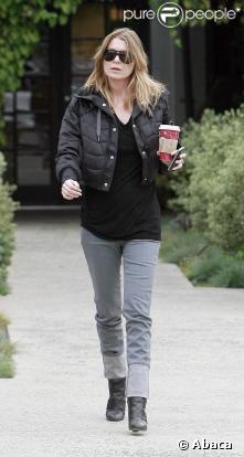 Ellen Pompeo à Hollywood, le 21 décembre 2009
