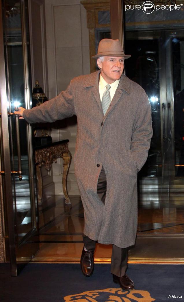 Steve Martin à l'occasion de la promotion de  Pas si simple , de Nancy Meyers, au Ritz Hotel de New York, en décembre 2009.