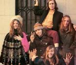 James Gurley à l'époque du band Big Brother and the Holding Company, à la fin des années 60, en compagnie de Janis Joplin 