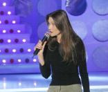 Julien Clerc et Carla Bruni à la télévision, le 13 mai 2003.