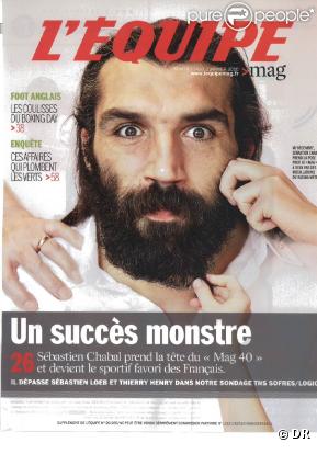 Sébastien Chabal, nouveau sportif numéro un dans le coeur et l'opinion des Français  