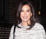 Teri Hatcher, à New York, arrive au show de David Letterman. 4/01/2010