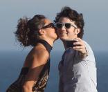 Kevin Jonas et Danielle en pleine lune de miel, fin décembre 2009.
