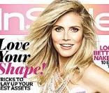 Heidi Klum en couverture d'InStyle
