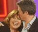 Hugh Grant et Michèle Bernier à l'enregistrement de Vivement Dimanche (13 janvier 2010)