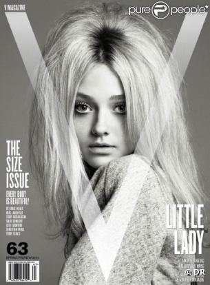 La craquante Dakota Fanning en couverture de  V Magazine...