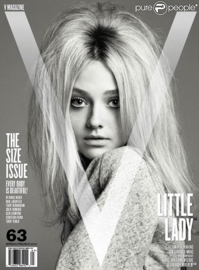 La craquante Dakota Fanning en couverture de  V Magazine...  