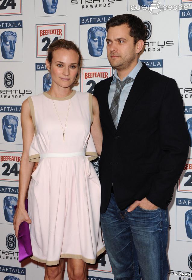 Diane Kruger et son compagnon Joshua Jackson lors de la 16e BAFTA/LA's Tea Party, au Bervely Hills Hotel, le 16 janvier 2010