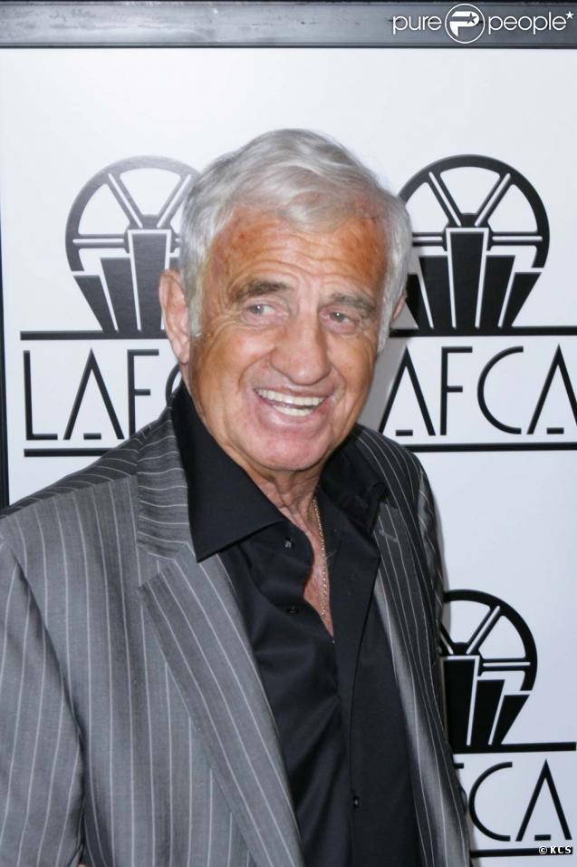 Jean-Paul Belmondo arrive aux LAFCA Awards, à Los Angeles le 16 janvier 2010 !