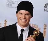 Le comédien Michael C. Hall, récompensé pour son rôle dans  Dexter , à l'occasion des 67e Golden Globe Awards, à Los Angeles, le 17 janvier 2010.