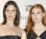 La ravissante Géraldine Pailhas et Agathe Bonitzer à l'occasion du dîner-cocktail organisé par la maison Chaumet pour les Révélations des César 2010, à l'hôtel Meurice, le 18 janvier 2010.