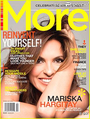 Mariska Hargitay en couverture de More