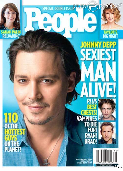 Johnny Depp l'homme le plus sexy de l'année 2009 selon People Magazine 