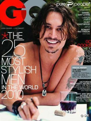 Johnny Depp en couverture du magazine GQ 