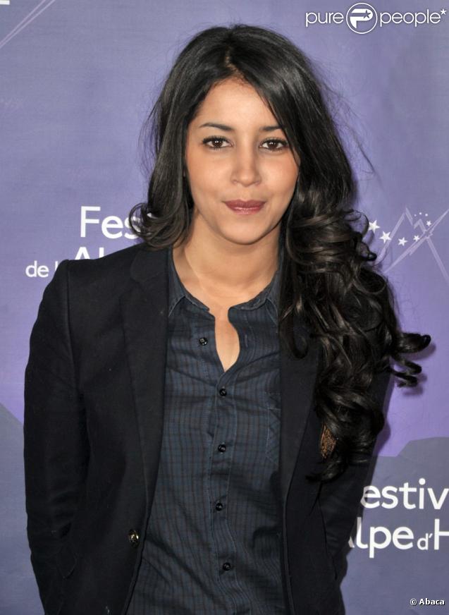 Leïla Bekhti lors de la cérémonie d'ouverture du Festival de l'Alpe D'Huez le 19 janvier 2010