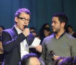 Jamy et Manu Payet au concert de soutien pour Haïti, au Zénith de Paris, le 24 janvier 2010 !