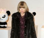 Anna Wintour lors du vernissage de l'exposition Hi Panda by Ji-Ji, le 25 janvier 2010 au Art Club du Palais de Tokyo.