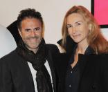 Isabelle Doval et José Garcia lors du vernissage de l'exposition Hi Panda by Ji-Ji, le 25 janvier 2010 au Art Club du Palais de Tokyo.