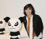 Inès de la Fressange lors du vernissage de l'exposition Hi Panda by Ji-Ji, le 25 janvier 2010 au Art Club du Palais de Tokyo.