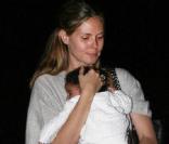Heidi Klum et sa petite Lou. Janvier 2010