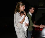 Heidi Klum et sa petite Lou. Janvier 2010