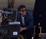 Tom Cruise sur le tournage de Knight and Day à Long Beach en Californie le 27 janvier 2010