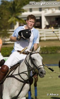 Prince Harry participe à un match de polo caritatif à La Barbade. 31/01/2010