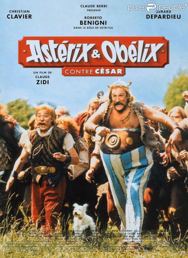 L'affiche d' Astérix et Obélix contre César. 