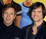 Ewan McGregor et Jim Carrey, à l'occasion de l'avant-première de la comédie  I love you Phillip Morris , qui s'est tenue à la Cinémathèque Française, dans le quartier de Bercy, à Paris, le 1er février 2010.