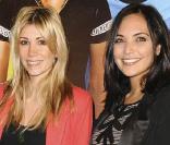 Alexandra Rosenfeld et Valérie Bègue, à l'occasion de l'avant-première de la comédie  I love you Phillip Morris , qui s'est tenue à la Cinémathèque Française, dans le quartier de Bercy, à Paris, le 1er février 2010.