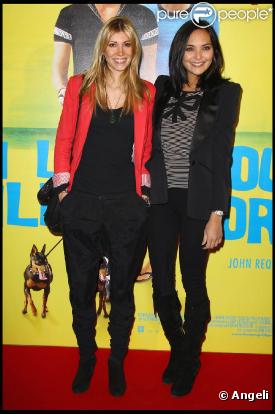 Les pétillantes Alexandra Rosenfeld et Valérie Bègue, à l'occasion de l'avant-première de la comédie  I love you Phillip Morris , à la Cinémathèque Française, à Paris, le 1er février 2010.