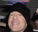Bruce Willis arrive au  Late Show  de David Letterman, à New York, le 2 février 2010 !