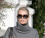 Claudia Schiffer et son fils Caspar Matthew sur le chemin de l'école