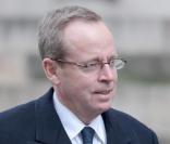 Rennaud Donedieu de Vabres (ancien ministre de la culture) aux obsèques de George Wilson à l'Eglise Saint-Roch à Paris (8 février 2010)