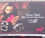 Sébastien Chabal, ourson menaçant pour Puma, s'affiche dans Paris !