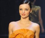 Miranda Kerr lors de la Fashion Week à Sydney le 10 février 2010