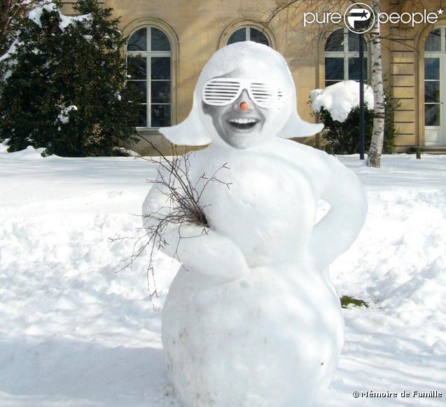 Emma d'Uzzo en Madame de Neige !  