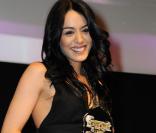 Sofia Essaïdi lors de la cérémonie des Trophées des Jeunes Talents, le 12 février 2010 au cinéma Elysées Biarritz.