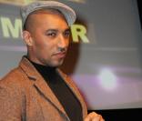 Juan Massenya lors de la cérémonie des Trophées des Jeunes Talents, le 12 février 2010 au cinéma Elysées Biarritz.