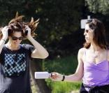 Liv Tyler fait son jogging avec une amie à Hollywood le 12 février 2010