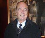 Jacques Chirac à la première de La Rafle, à Paris. 14/02/2010