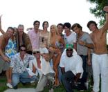 Toute l'équipe de West Hollywood en 2008 sur le tournage