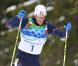Vincent Jay lors de sa troisième place de la poursuite du biathlon, à l'occasion des J.O. de Vancouver, le 16 février 2010.